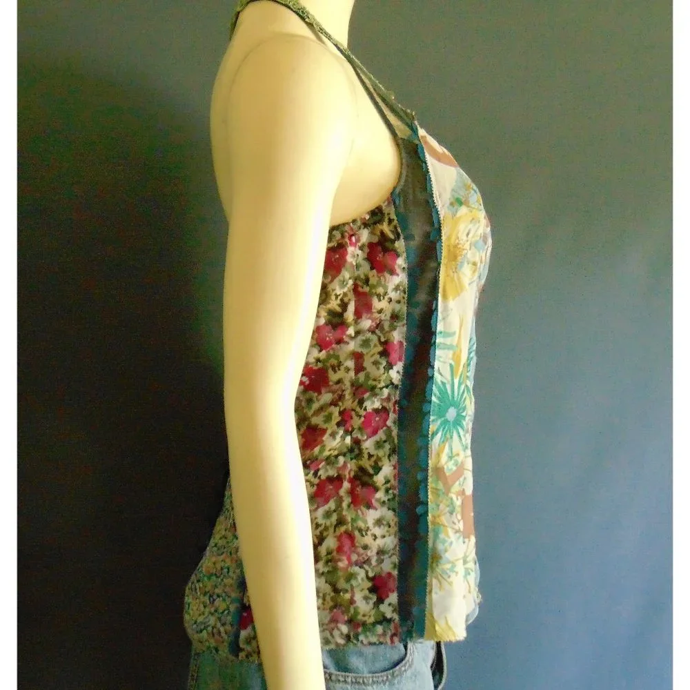 Beguile by Byron Lars Wilderflora Racerback Top 4 - Picture 6 of 13